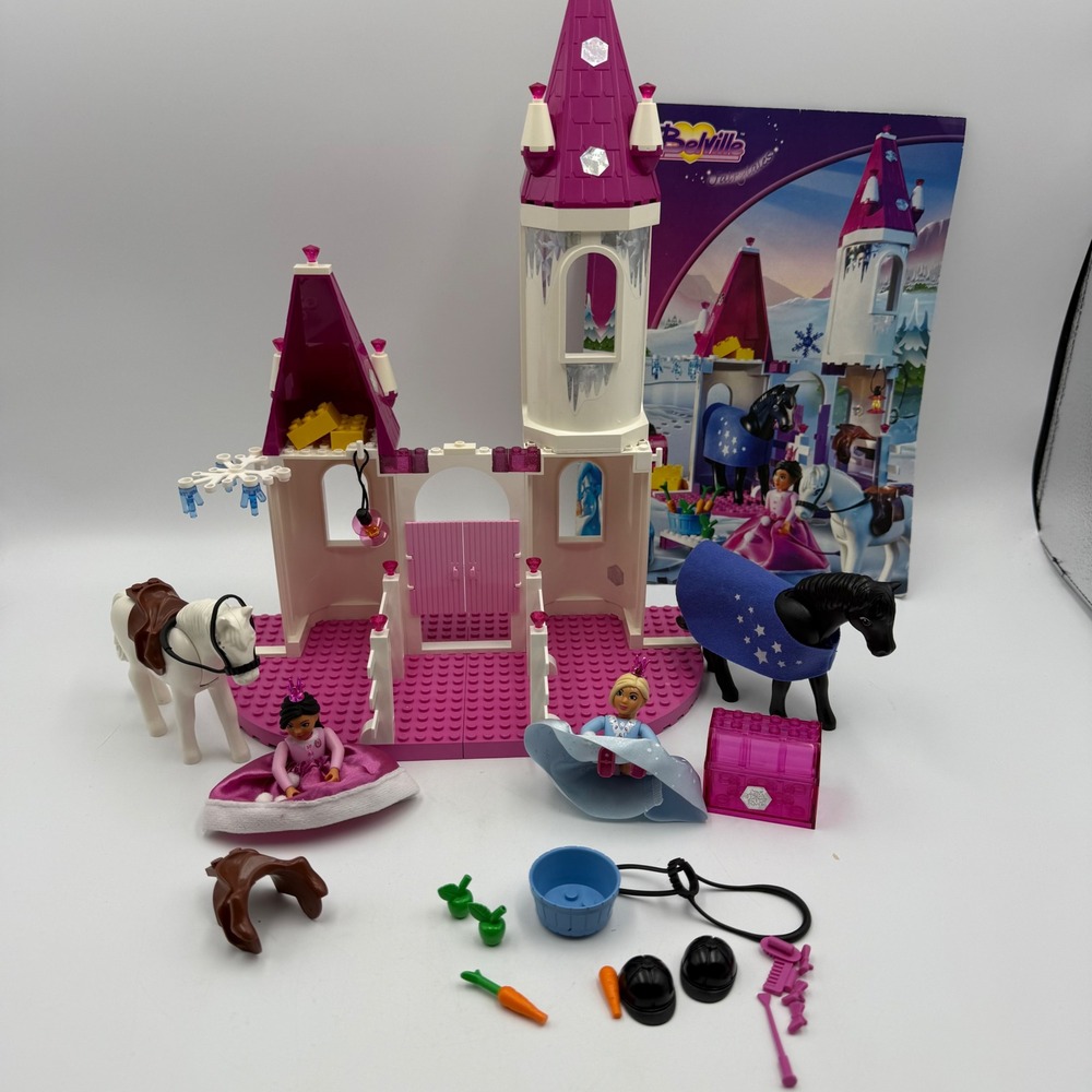 LEGO Belville Winter Royal Stable Set 7581 Princess Horses Incomplete